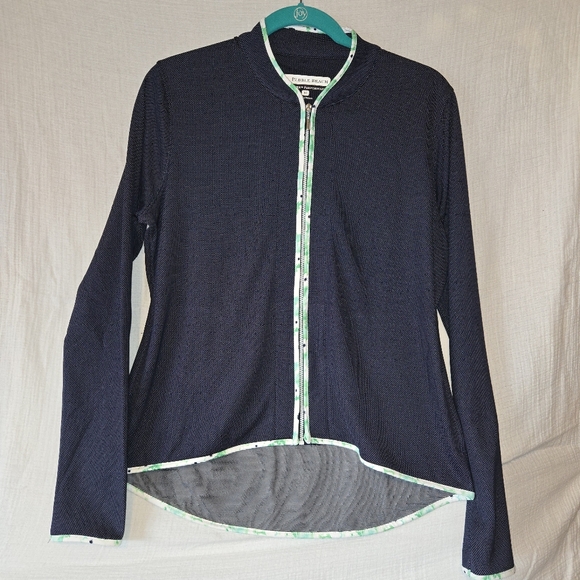 Pebble Beach Tops - Pebble Beach Dry-Luxe Performance Golf Tennis Pickleball Jacket Women Athleisure